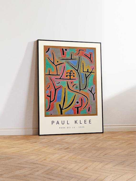 Paul Klee Exhibition Poster, Abstract Art Print, Pattern Decor - Etsy