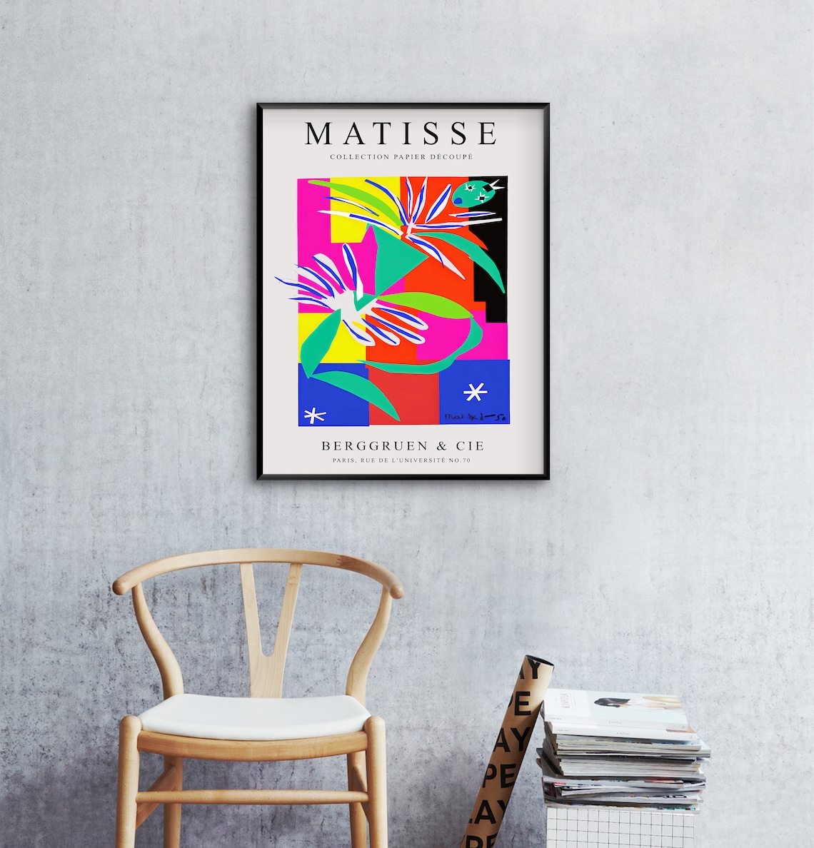 Henri Matisse Ausstellung Poster Papiers Decoupes Henri Etsy