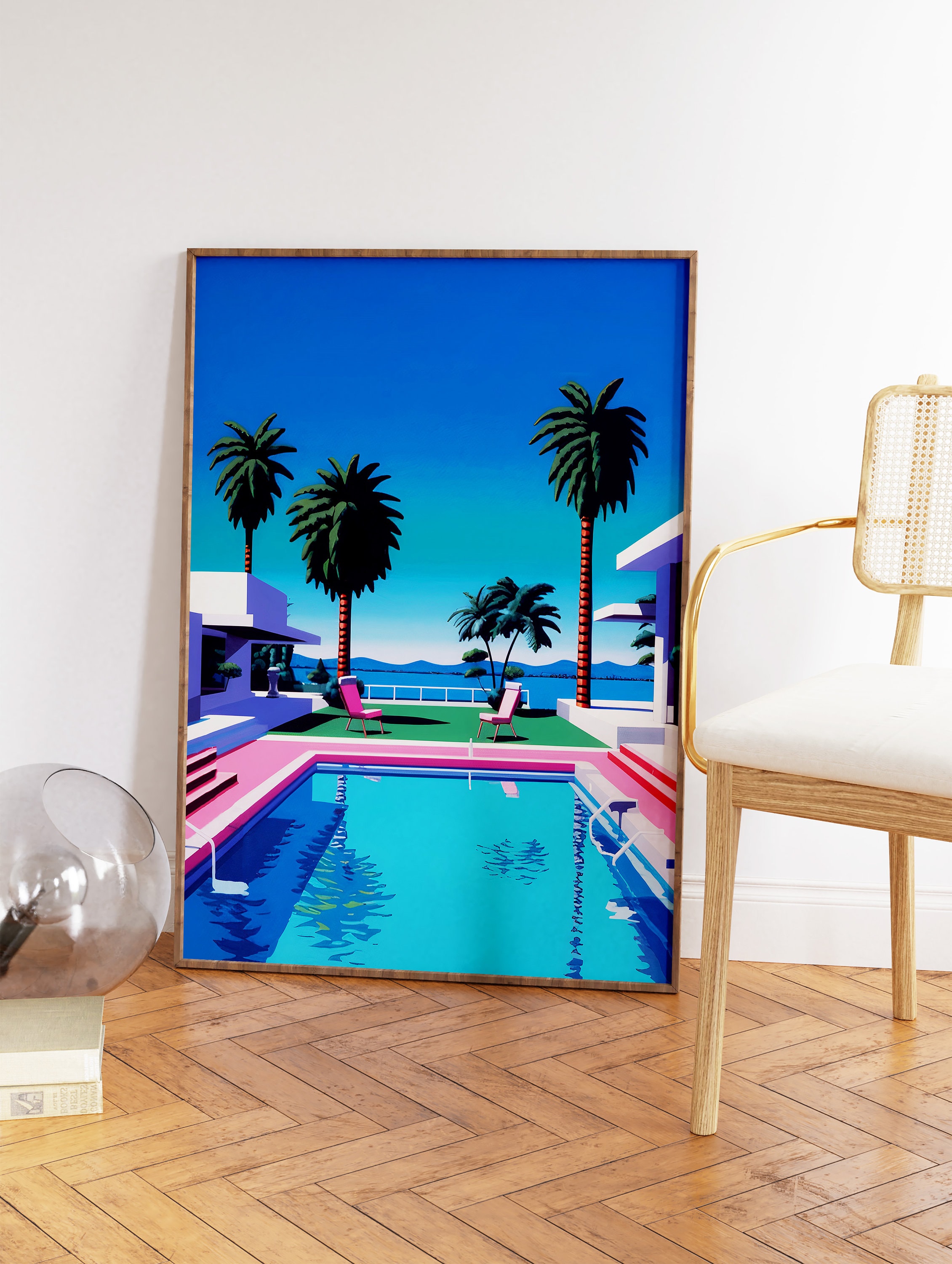 Hiroshi Nagai - Swimming Pool Art Print by William Morrin