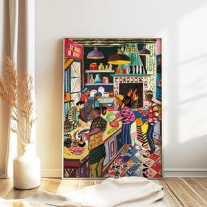 Poster ispirato a Henri Matisse, Poster di Matisse, Stampa artistica di Matisse, Stampa da cucina, Decorazione da cucina, Stampa di cibo, Decorazione per la casa, Decorazione vintage