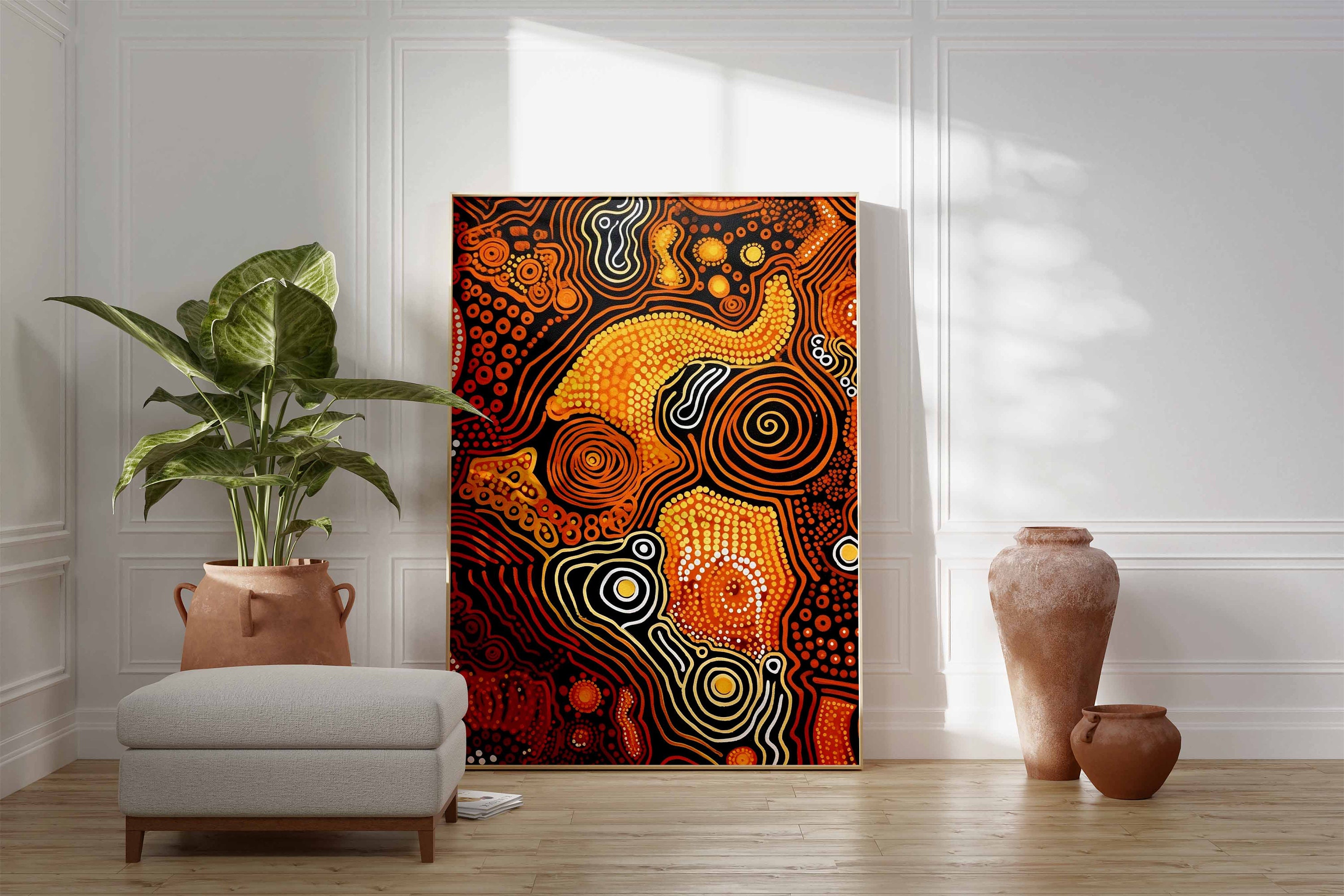 Aboriginal Art Print, Indigenous Australian Decor, Tribal Wall Art - Etsy