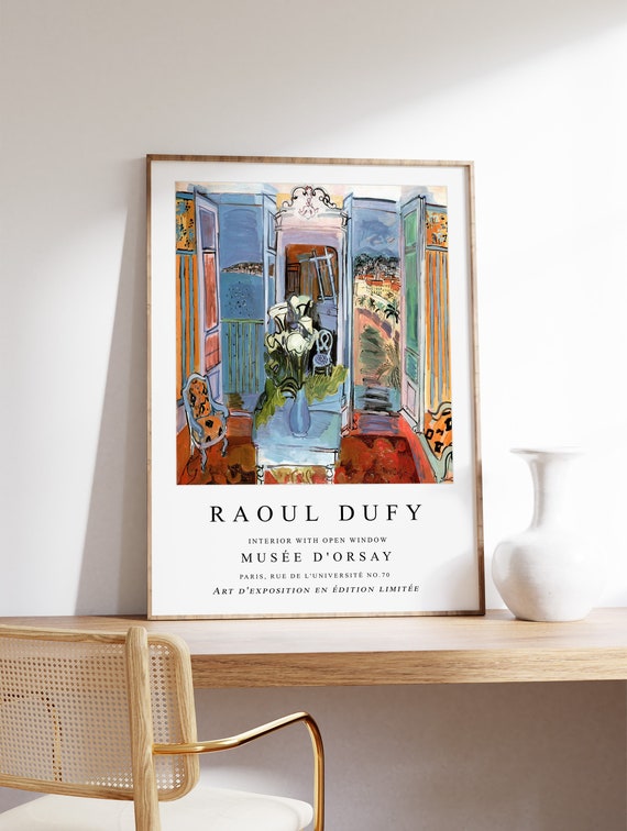 Raoul Dufy Exhibition Poster, French Fauvist Interior Art Print - Etsy