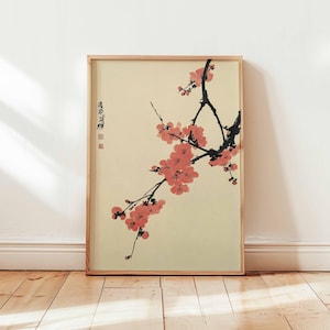 Kirschblüten Poster, Sakura Wandkunst, Japan Poster, Blumendruck, Japanische Baum Dekoration, Natur Kunst Geschenk Druck