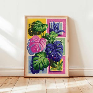 Riso Poster, Risograph Art Print, Colorful Riso Wall Art, Modern Graphic Poster, Abstract Riso Design, Posters And Prints For Home Decor