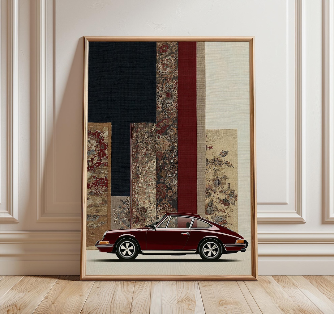 Vintage Porsche Art Print Retro Car Wall Art Classic Automotive vintage-porsche-art-print-retro-car-wall-art-classic-automotive