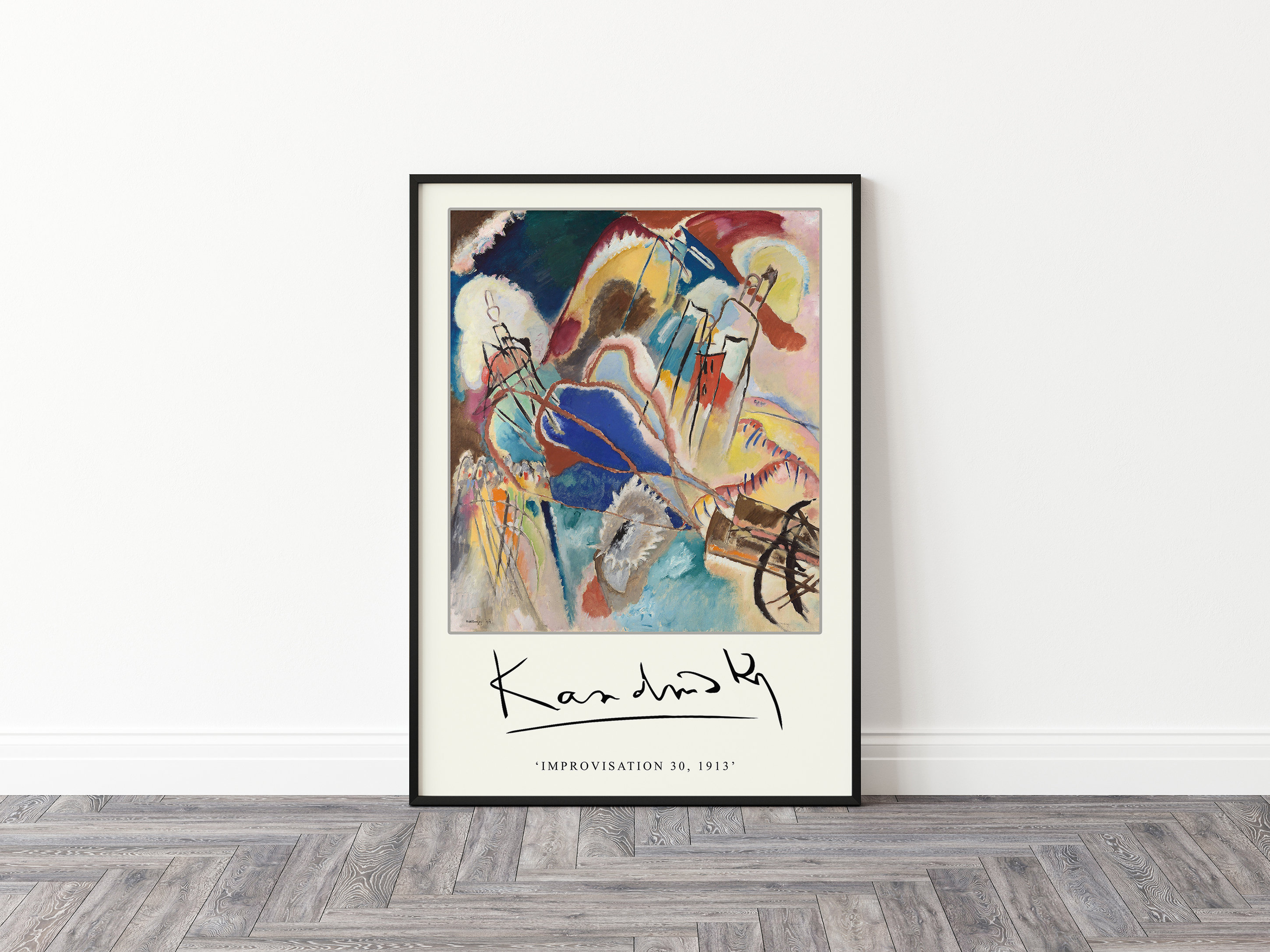 Kandinsky Poster Kandinsky Exhibition Print Kandinsky Art Etsy