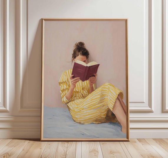 chinese dress ladies GOLDEN WHIRL: Textured Impasto Figurative Oil Painting of Woman in Yellow  Dress main image 0
