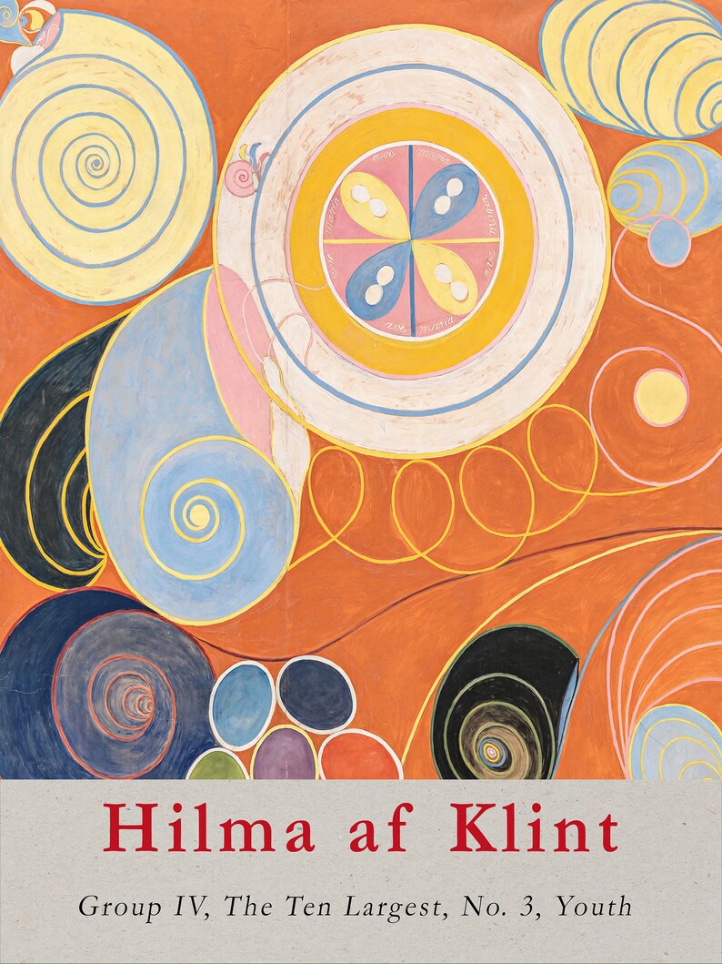 Hilma Af Klint Ausstellung Poster die zehn größten Nr. 3