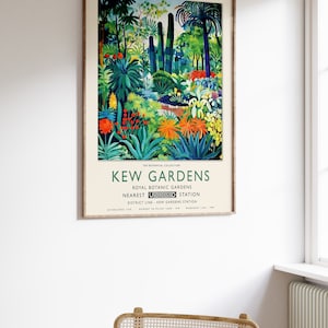Kew Gardens Exhibition Poster, William Morris Botanical Print image 2