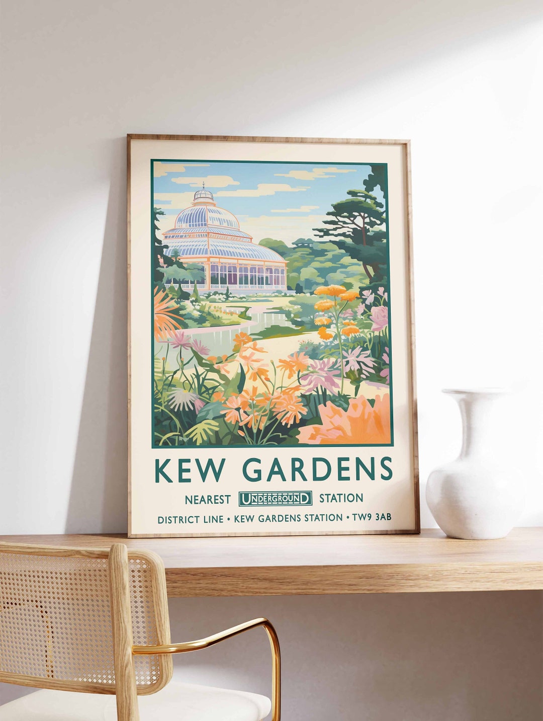 Picture Idea: Kew Gardens Print London Print Botanical Gardens Print William Morris