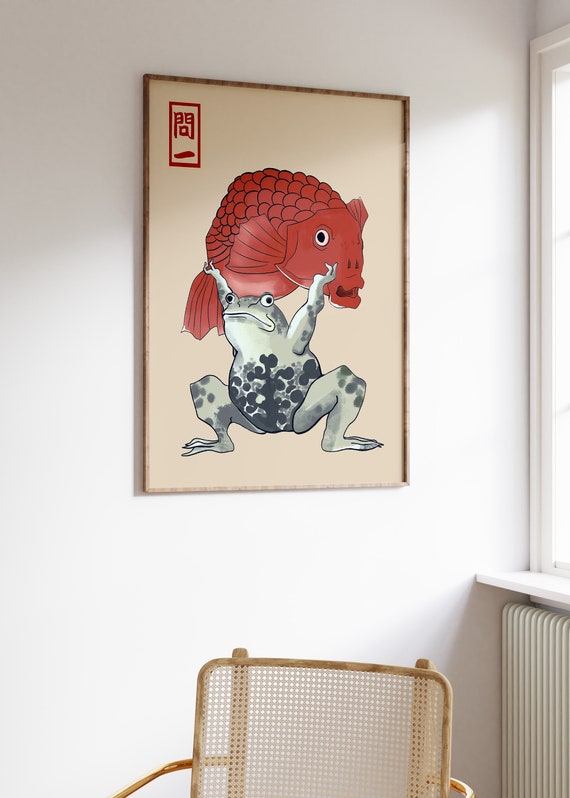 Buy Matsumoto Hoji Art Print, Japanese Poster, Frog, Matsumoto Hoji Vintage  Art Print, Animal Art, Funny Animal Print, Gift, A1/A2/A3/A4 Online in  India 