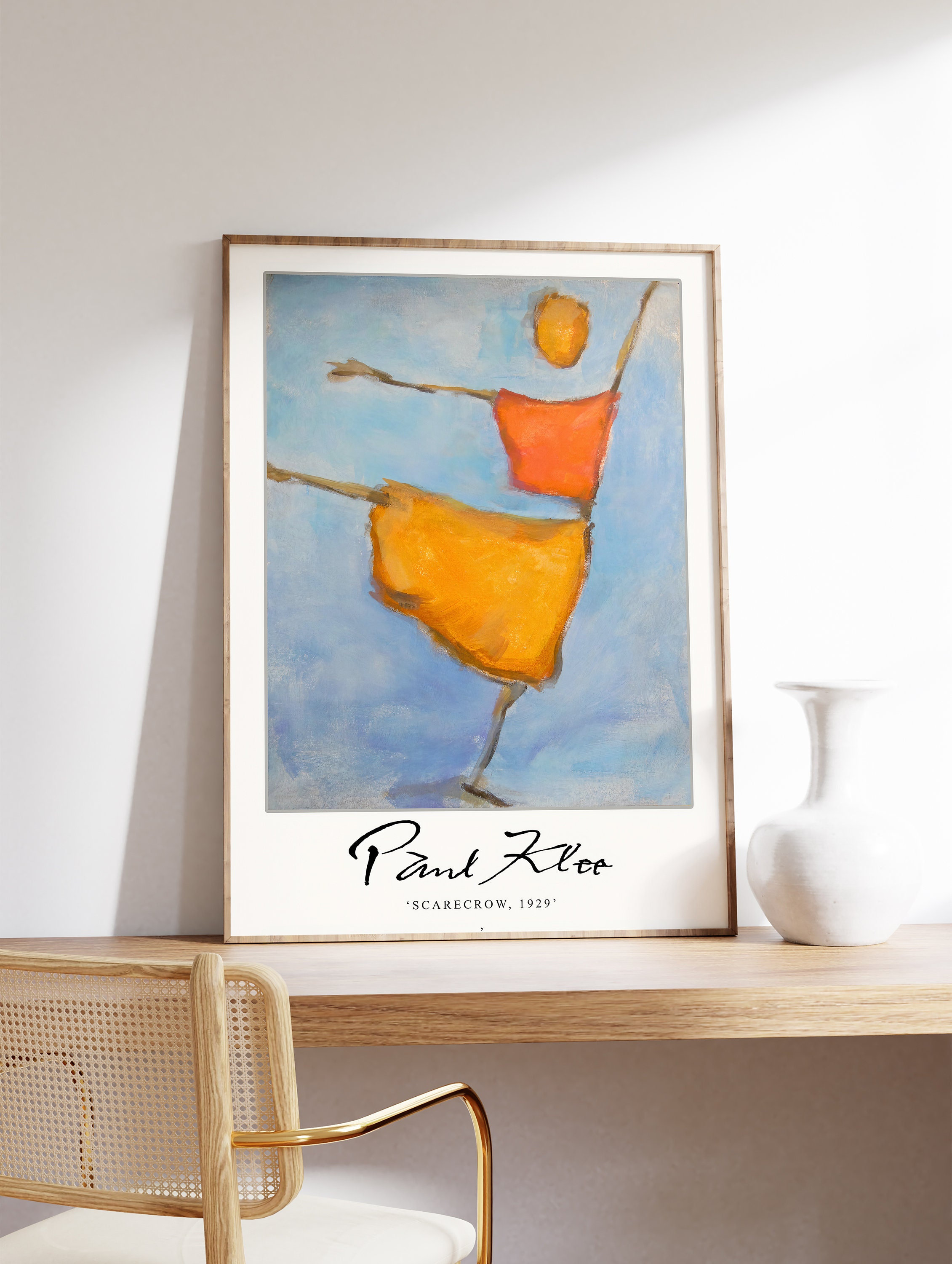 Paul Klee ポスター PAUL KLEE RARE 1992 ABSTRACT LITHOGRAPH PRINT MODERNIST