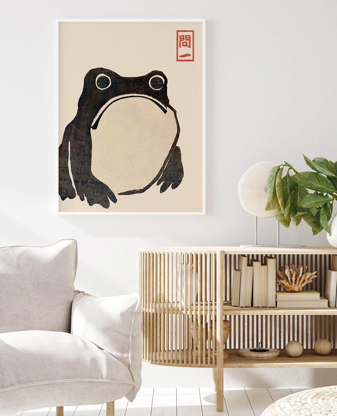 Matsumoto Hoji Art Print Japanese Poster Frog Matsumoto | Etsy