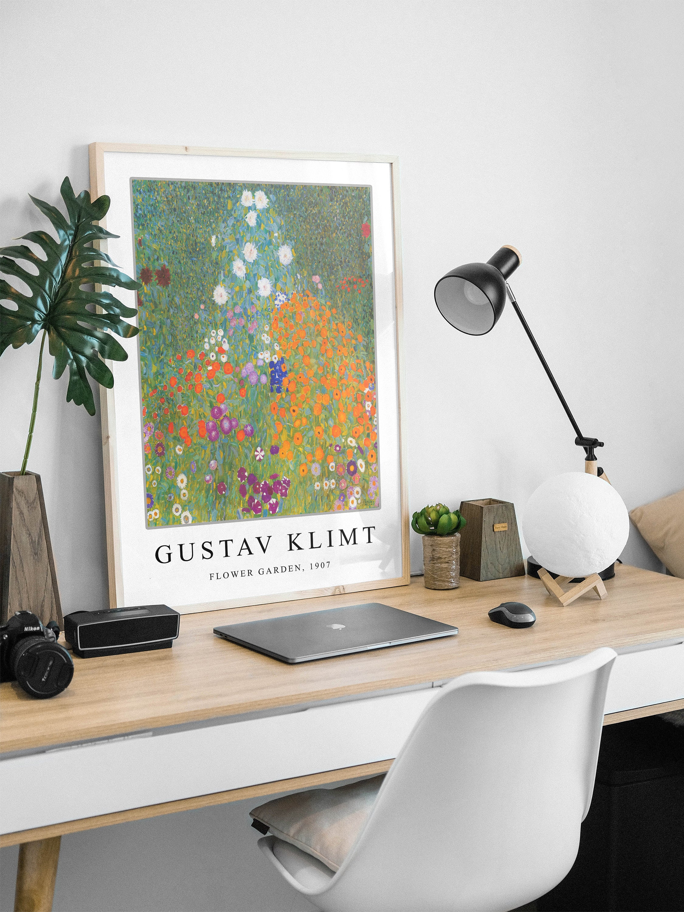 Gustav Klimt Poster, Gallery Quality Print, Flower Garden, Art Nouveau ...