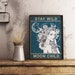 Stay Wild Moon Child, Unique Posters, Vintage Poster, Bedroom Art, Spiritual Art, Wall Art Decor, Wall Art Decor, Quote Posters, Ideal Gift 