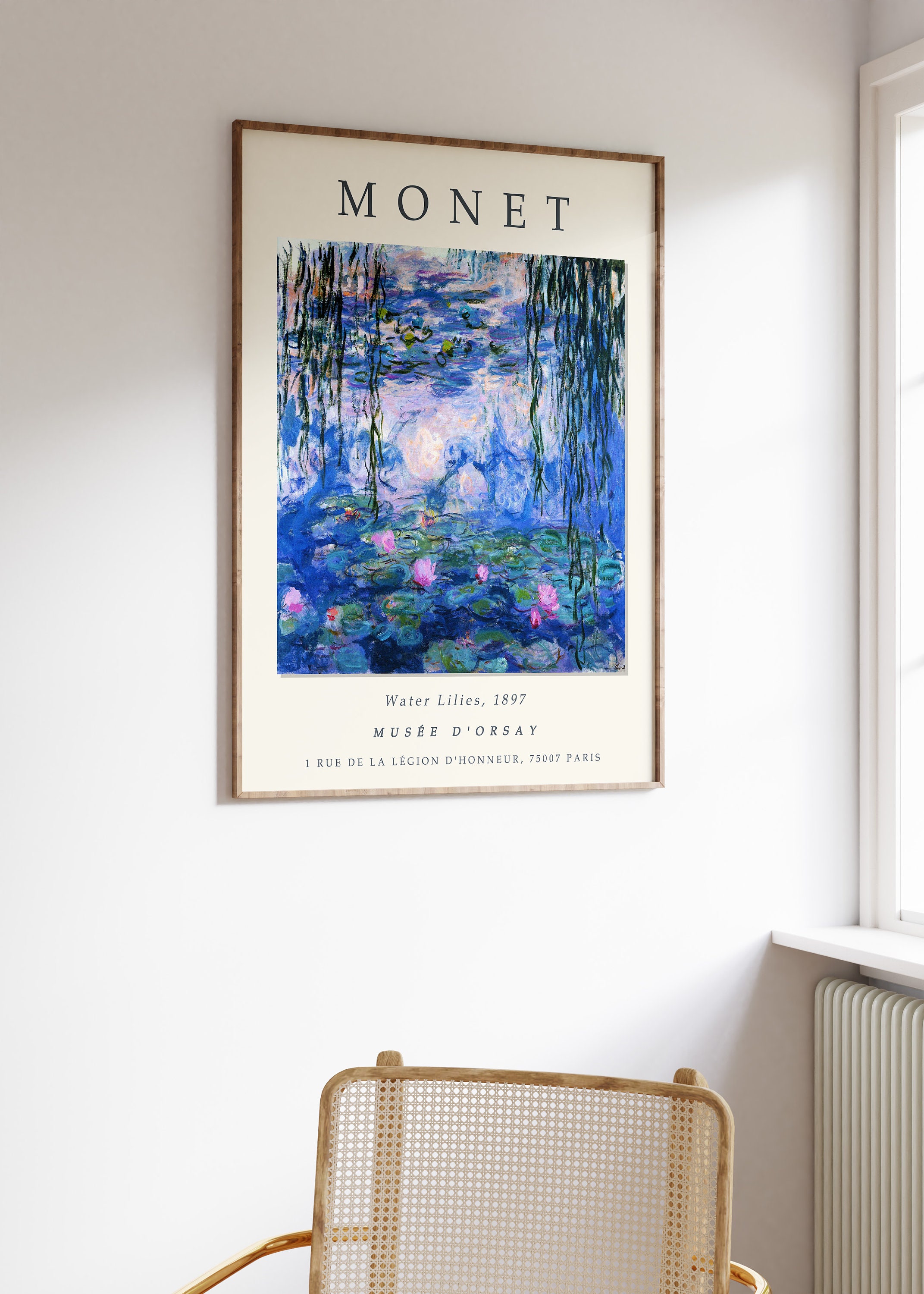 ★ ❣️送料無料❣️MONET ポスター Claude Monet Poster, Water Lilies, Monet Print, Vintage Floral