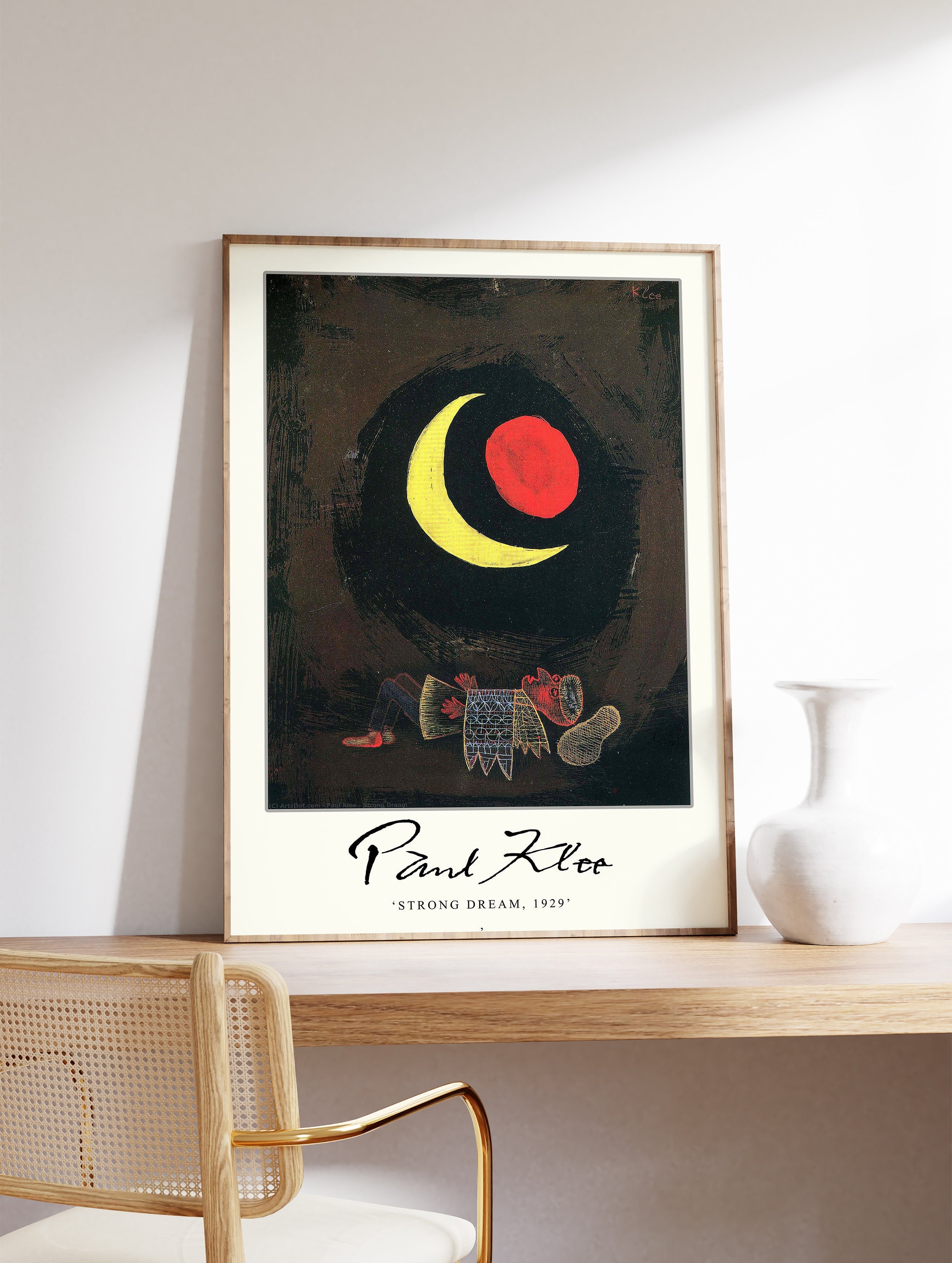 Paul Klee 'strong Dream' Exhibition Art Print, Surrealist