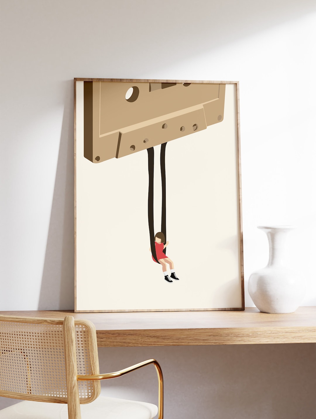 Music Print, Music Poster, Retro Music Gift, Wall Art, Illustration Art