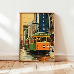 Pôster de Melbourne, Arte de Parede de Melbourne, Impressões de Melbourne, Pôster do Horizonte da Cidade, Impressão de Viagem à Austrália, Decoração Moderna de Melbourne