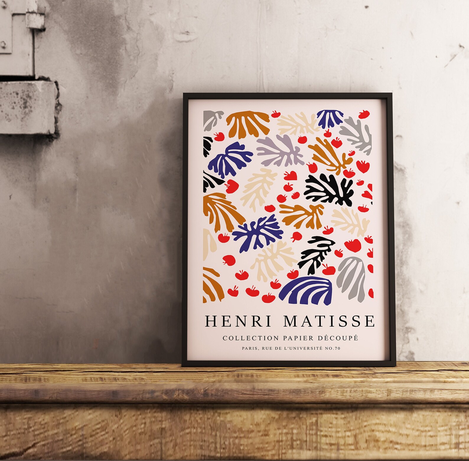 Matisse Exhibition Print Summer Floral Leaves Henri Matisse Etsy