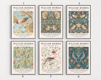 William Morris Poster Sets, William Morris Print, William Morris Art, Floral Print, Vintage Art, Minimalist Poster, Gift Idea, A1/A2/A3/A4