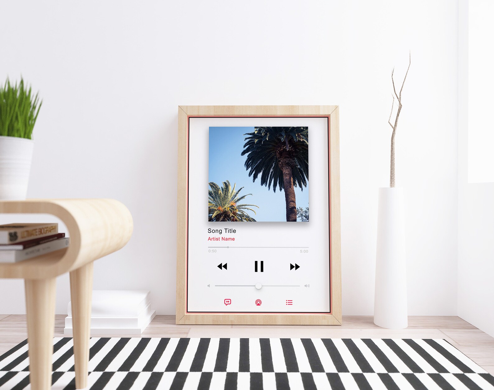 Personalised Spotify Poster Print album cover art wall art Etsy