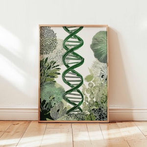 Molecular Biology Poster, Science Wall Art, DNA Structure Print, Educational Biology Poster, Academic Decor, Scientific Posters And Prints