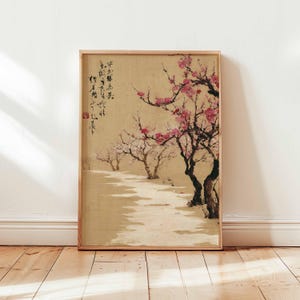 Kirschblüten Poster, Sakura Wandkunst, Japan Poster, Blumendruck, Japanische Baum Dekoration, Natur Kunst Geschenk Druck