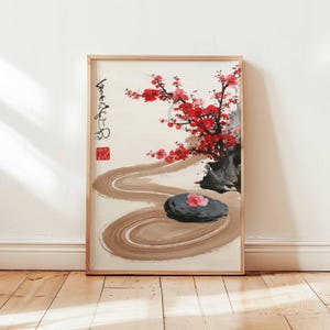 Kirschblüten Poster, Sakura Wandkunst, Japan Poster, Blumendruck, Japanische Baum Dekoration, Natur Kunst Geschenk Druck