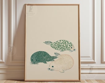 Seal Days / Risograph Flipbook - Etsy
