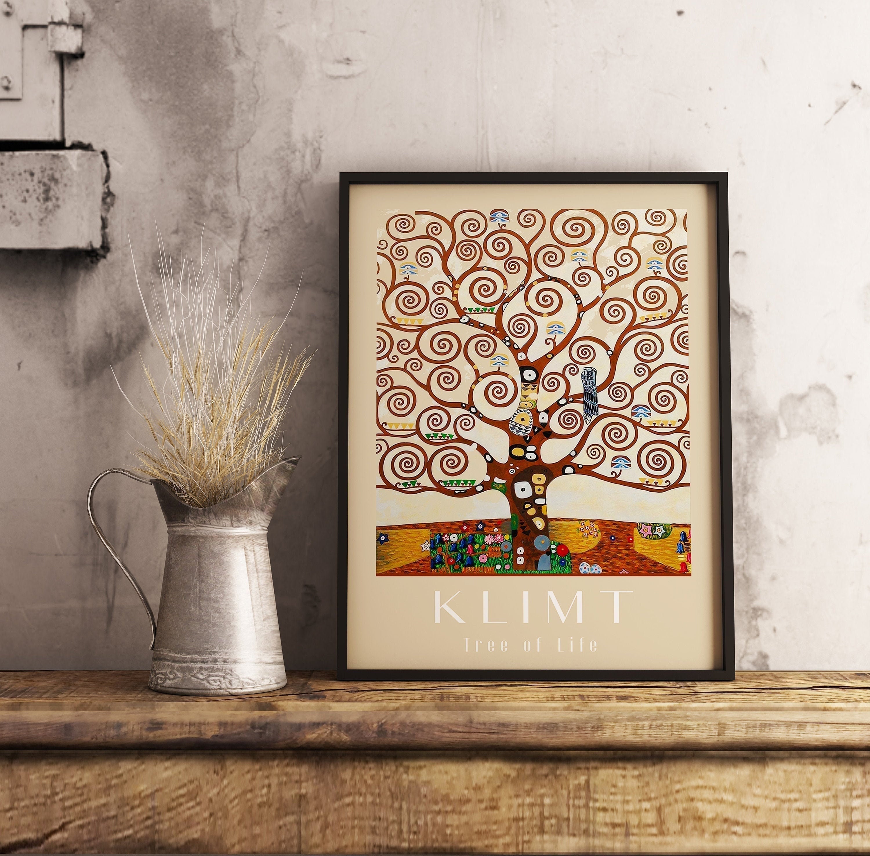 Gustav Klimt Poster the Tree of Life Klimt Exhibition | Etsy UK