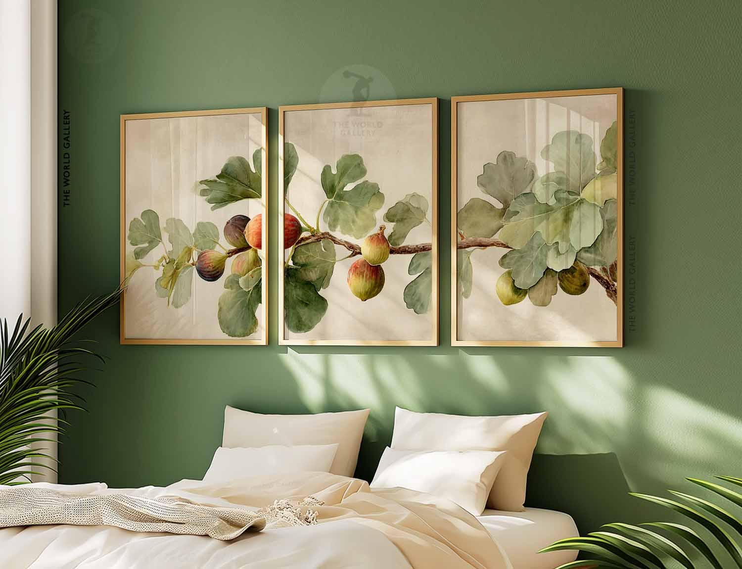 Vintage Fig Tree Print Set, Rustic Botanical Wall Art - Etsy
