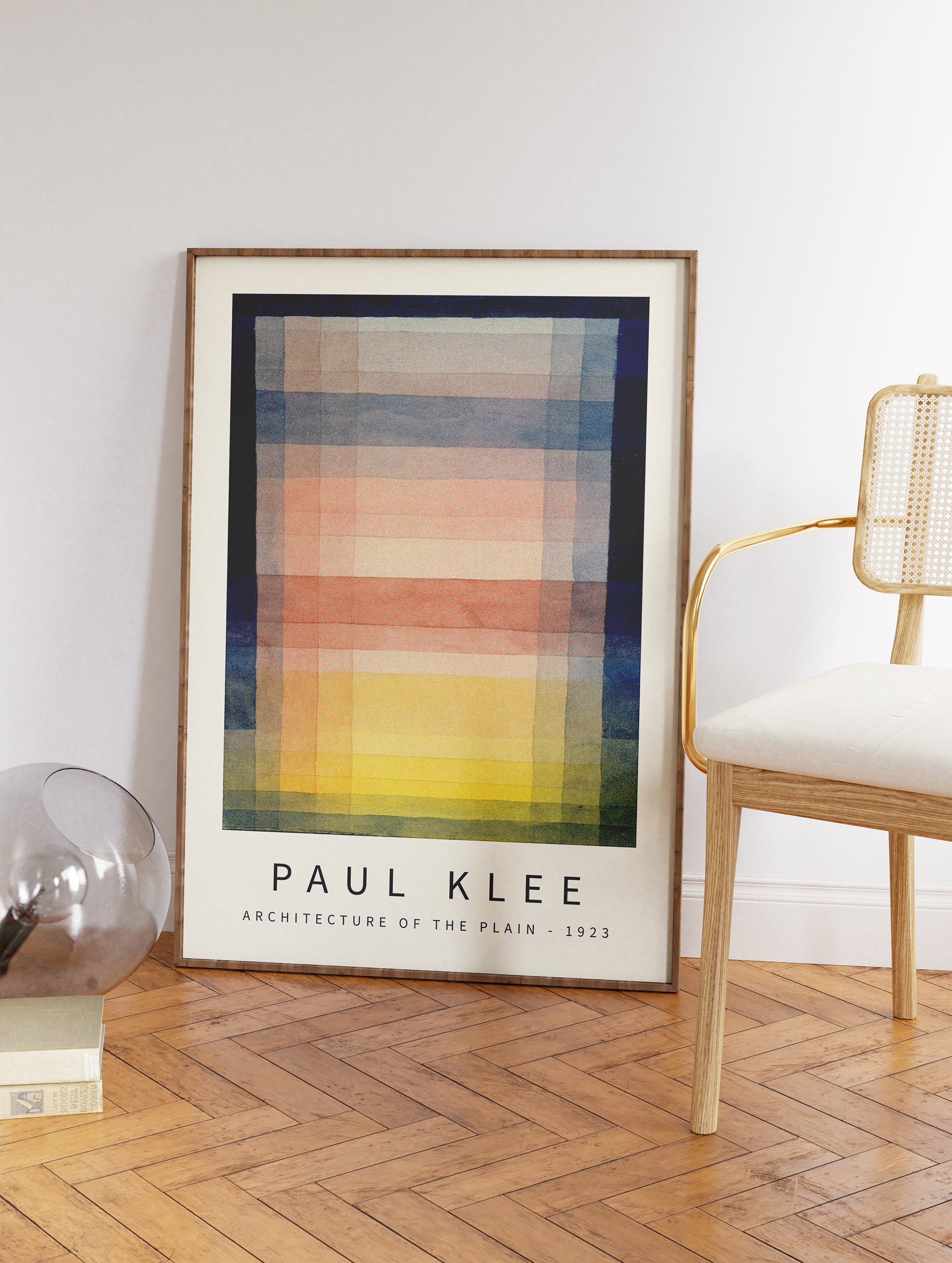 Paul Klee Exhibition Poster, Architecture of the Plain Art Print