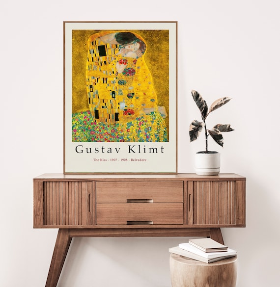 Gustav Klimt Poster Gallery Quality Print the Kiss Gustav Klimt Wall Art  Decor A1/A2/A3/A4 -  Sweden
