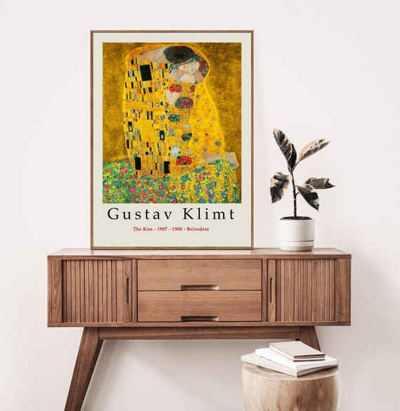 Gustav Klimt Poster Gallery Quality Print the Kiss Gustav Klimt Wall Art  Decor A1/A2/A3/A4 -  Sweden