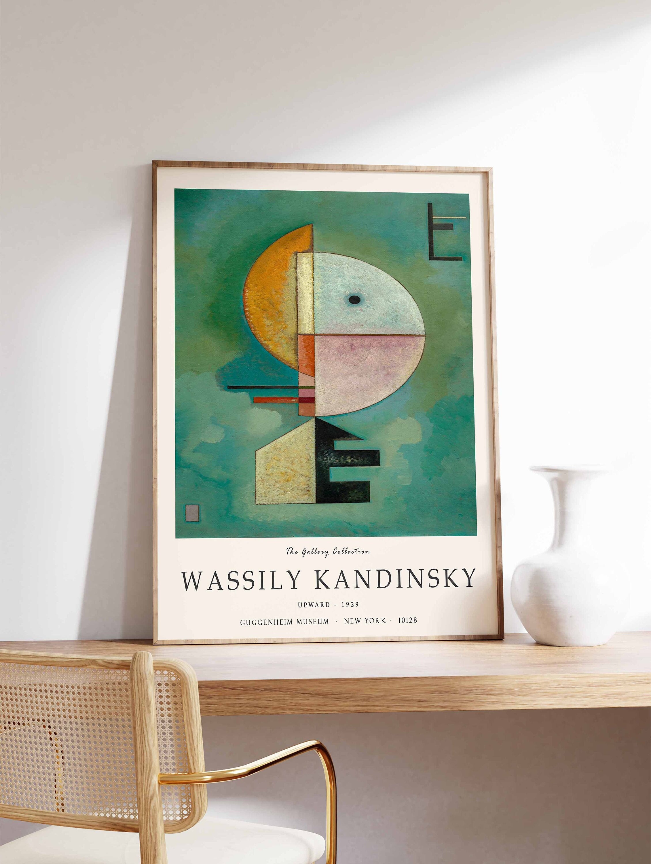 Kandinsky 'upward' Exhibition Poster, Abstract Art Print - Etsy