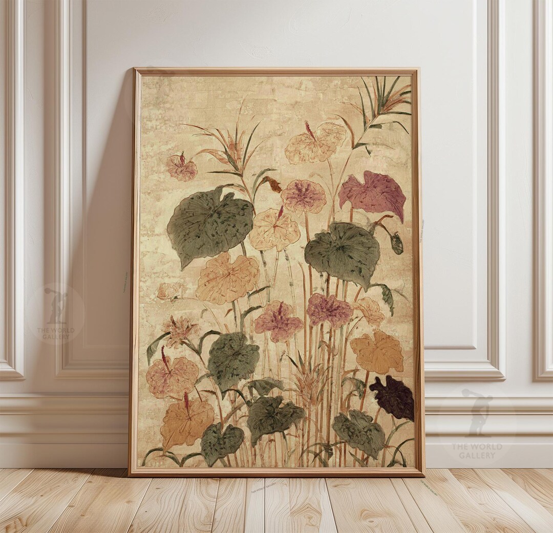 Vintage Botanical Poster | Floral Wall Art | Antique Flower Print ...