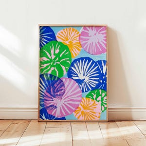 Riso Poster, Risograph Art Print, Colorful Riso Wall Art, Modern Graphic Poster, Abstract Riso Design, Posters And Prints For Home Decor