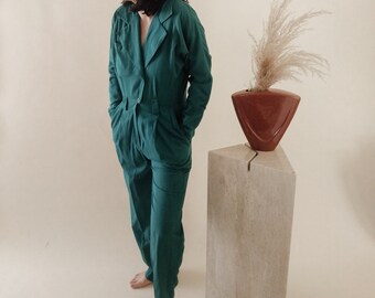 green boiler suit womens