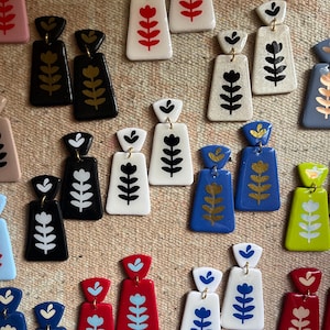 Skjeie Scandi Folk Floral Earrings