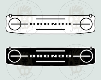 Bronco Grill - 2021, 2022 - PNG, PDF, SVG Bronco Logo