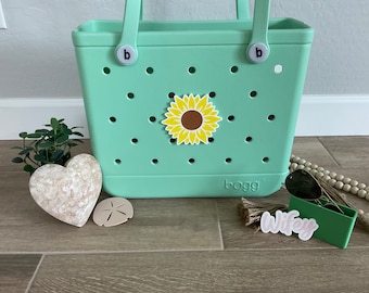 BOGEMS - Sunflower  Bogg Bag Charm - Personalize your Bogg Bag