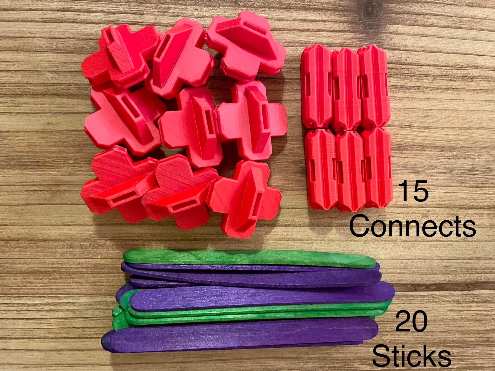 Pop Connects Popsicle Stick Connector Toy Build with Etsy