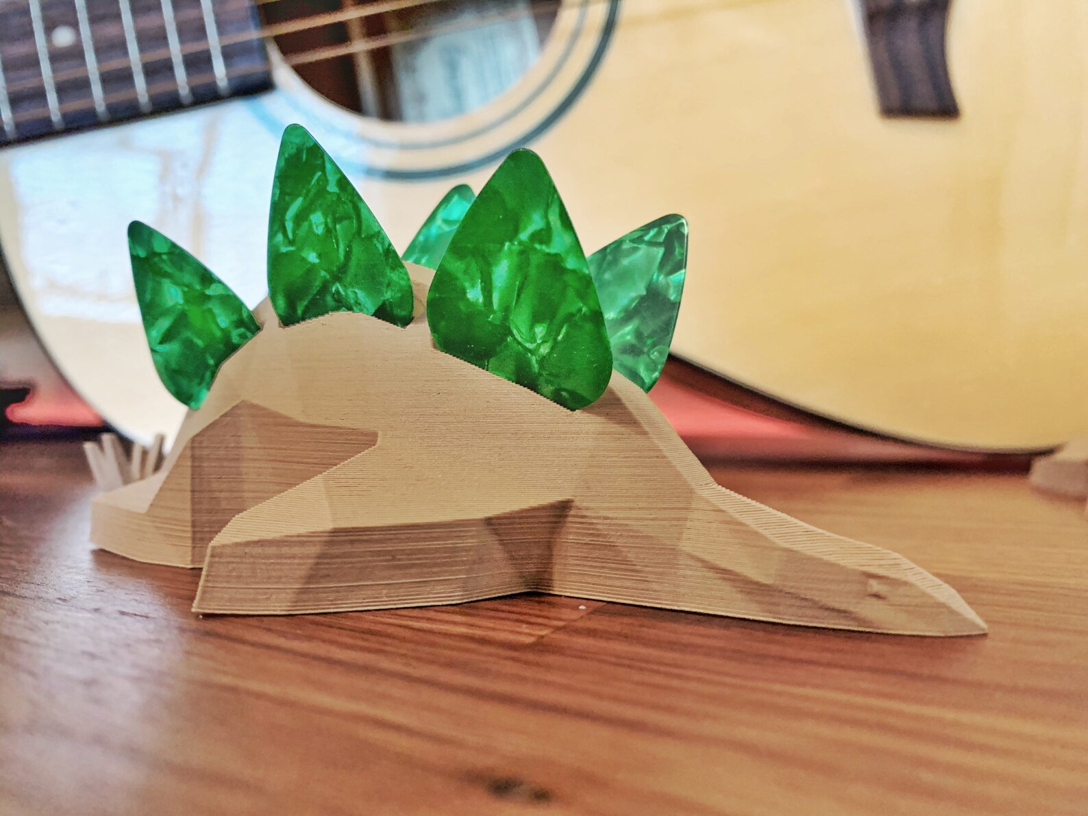Pick holder Stegosaurus Pick holder gift for guitarist Etsy