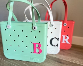 BOGEMS - Letter Charms for Bogg Bag - Monograms - Initials - Fit Bogg Bag and Simply Southern Bags