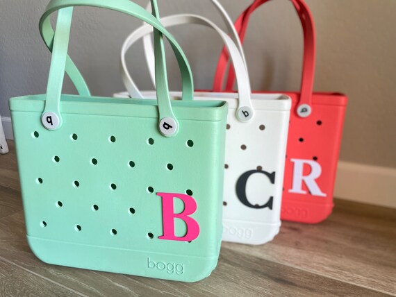 Ciondoli Lettere 3D Per Borsa Bogg - Set Con Pantofola E Lettera Rosa - Accessori Decorativi Personalizzabili