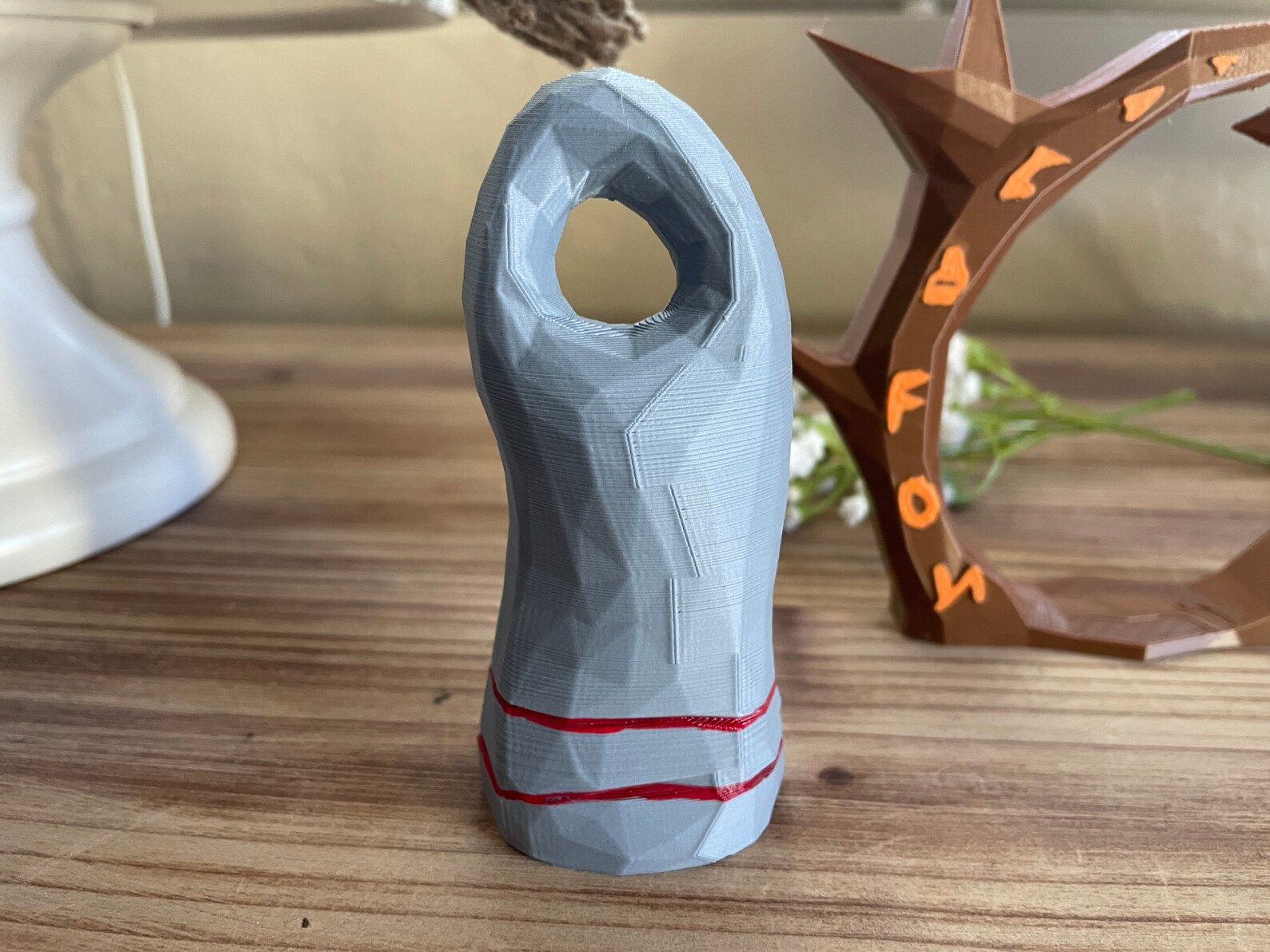 Valheim Inspired Death Stone Statue Valheim Tombstone Statue Etsy