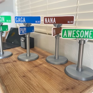 Customized Street Signage - Personalized Name Plate - Street Sign - Infuse Your Space with Personalized Charm!