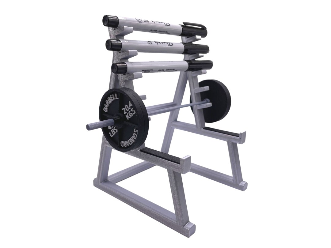 Squat Rack Pen Holder Desk Organizer Weight Rack and Etsy