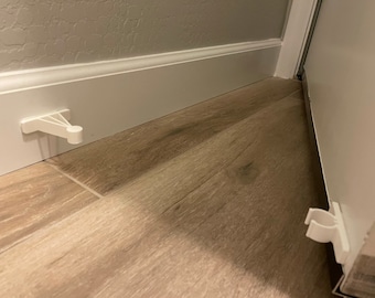 Tope y agarre de puerta innovadores - Tope de puerta - Soporte de puerta de fácil instalación - Pestillo de puerta - Soporte de puerta